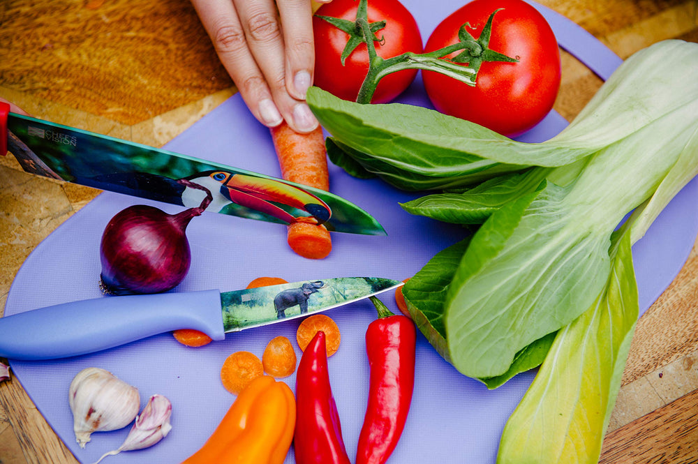 Juego de cuchillos de cocina en caja de regalo