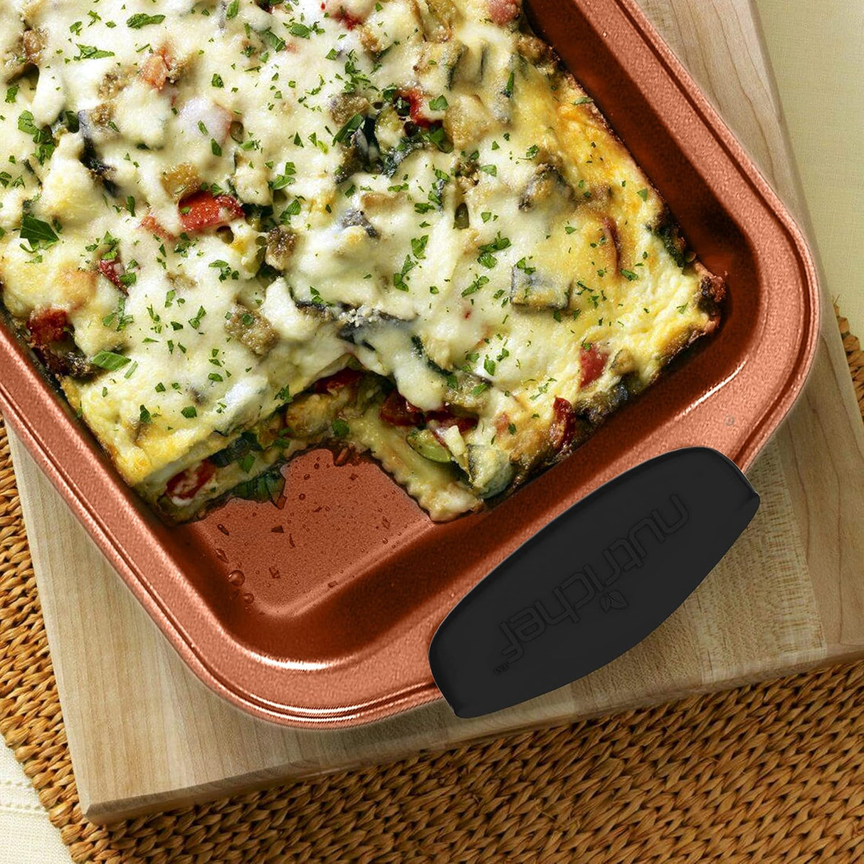 Juego de 8 piezas para hornear antihaderente NutriChef