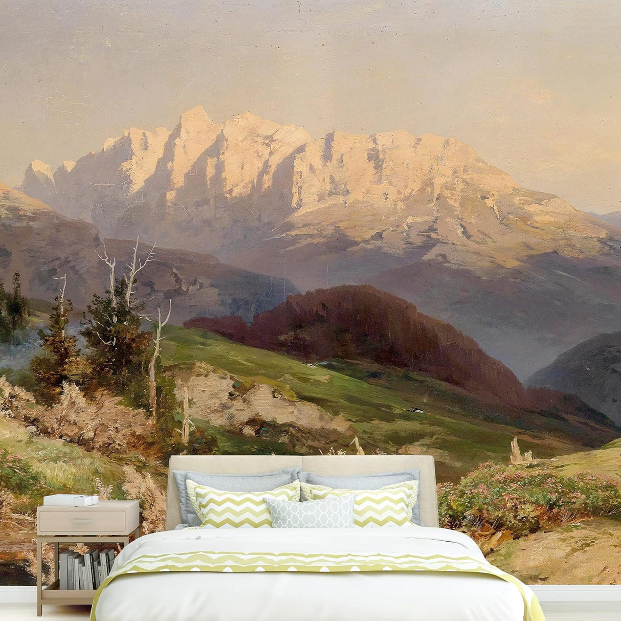 Adhesivo removible de pared/mural de pared pastel Otoño .