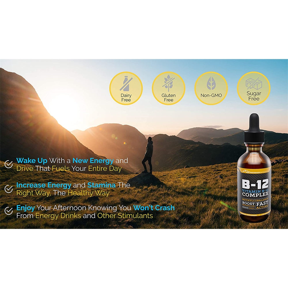 Suplementos Alimenticios Vitamina B12 gotas sublinguales