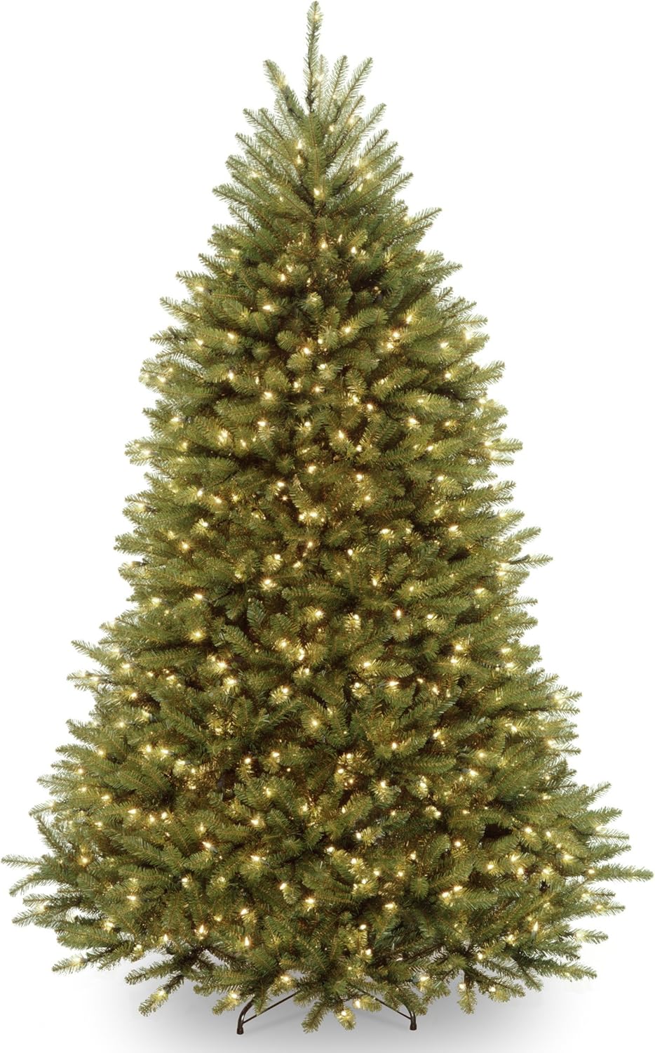 Árbol de Navidad artificial preiluminado, modelo Dunhill Fir