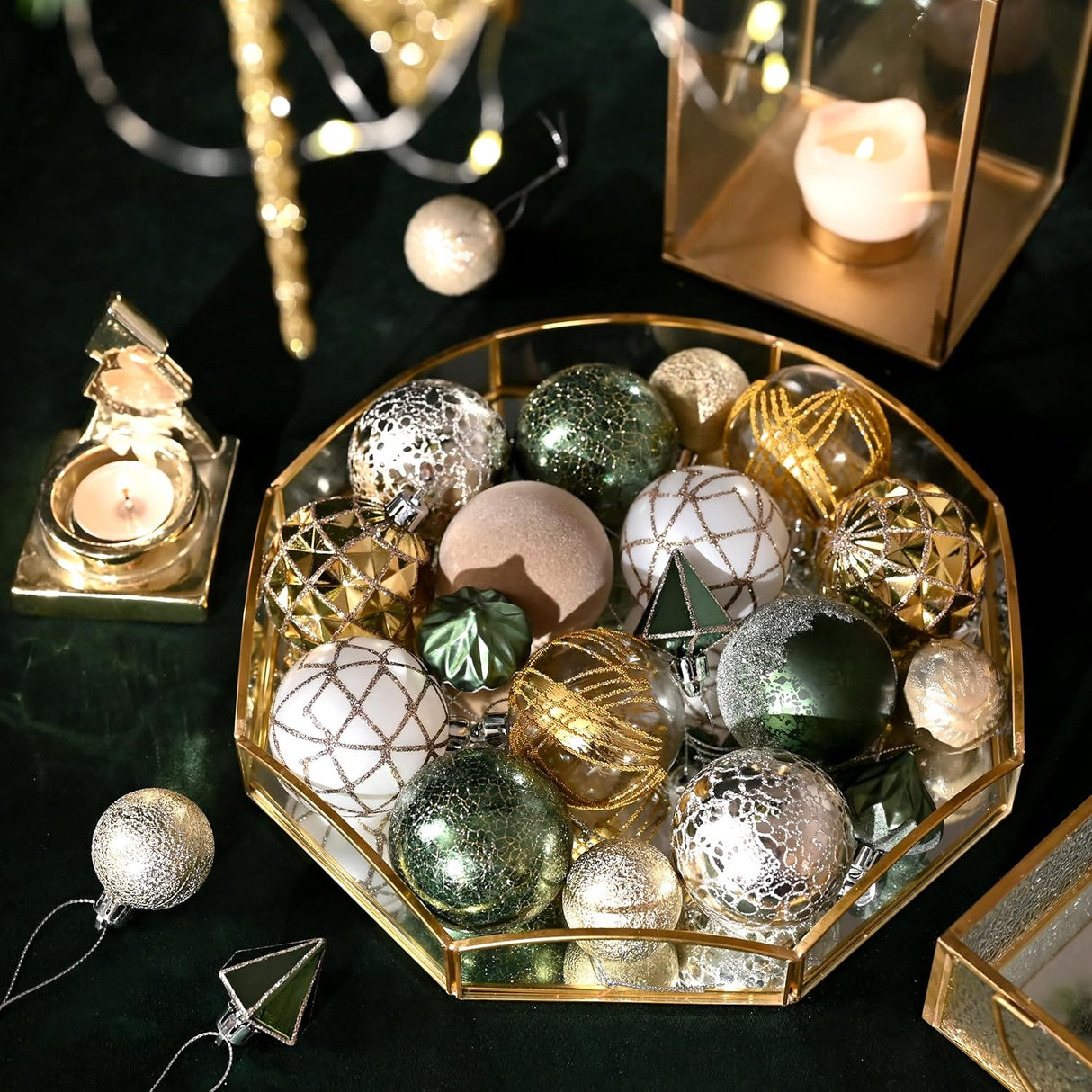 Adornos Navideños DecorbyHannah, 21ct, Shatterproof, Set