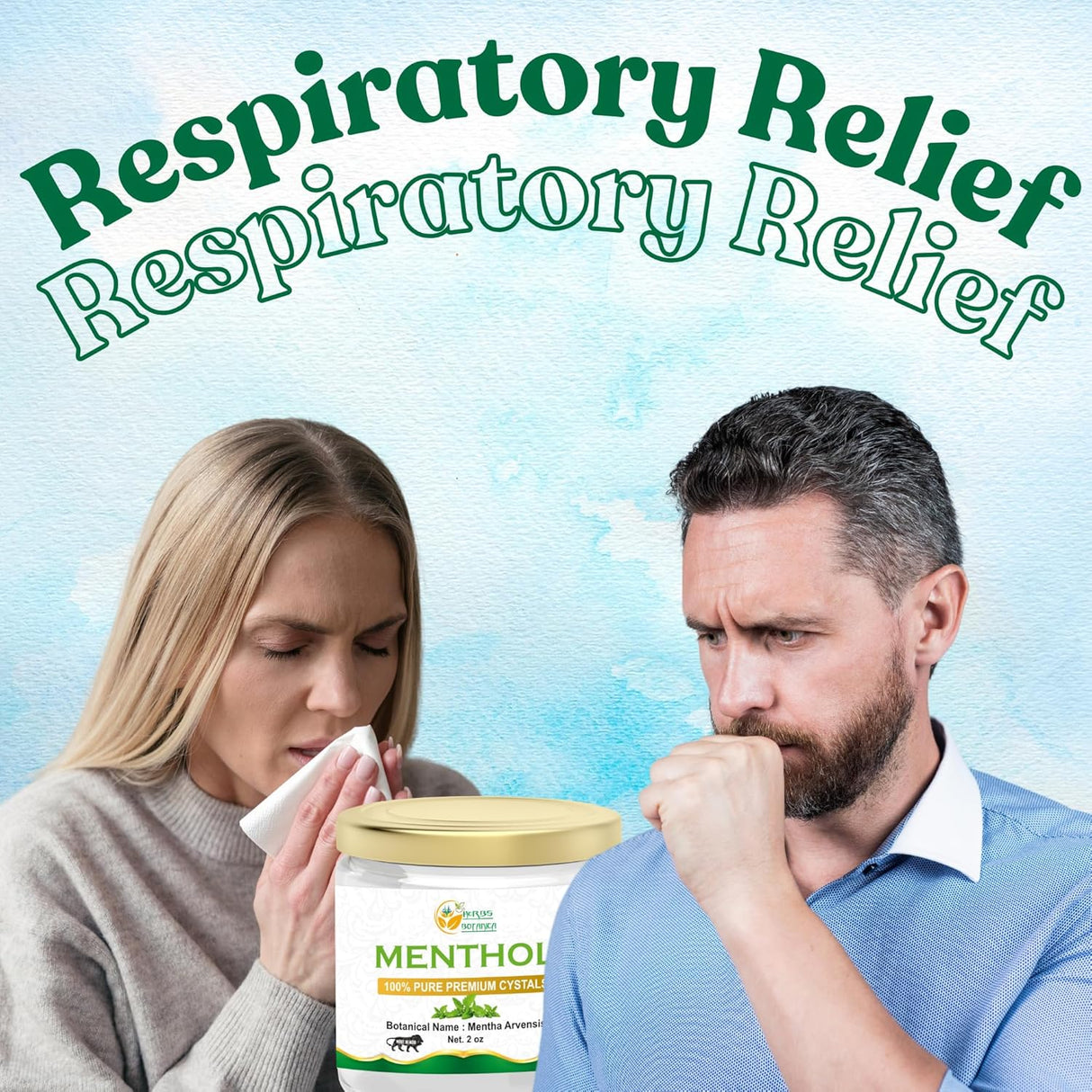 Cristales de Mentol Mentha Arvensis Aromaterapia USP Puro