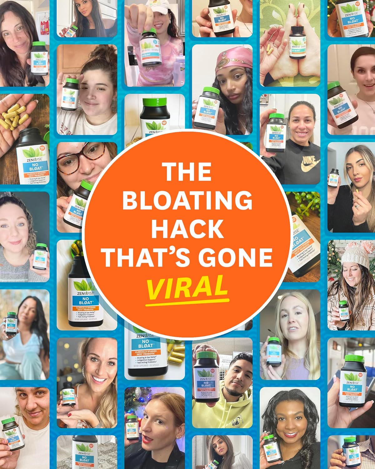 Suplemento Probióticos enzimas digestivas para la hinchazón