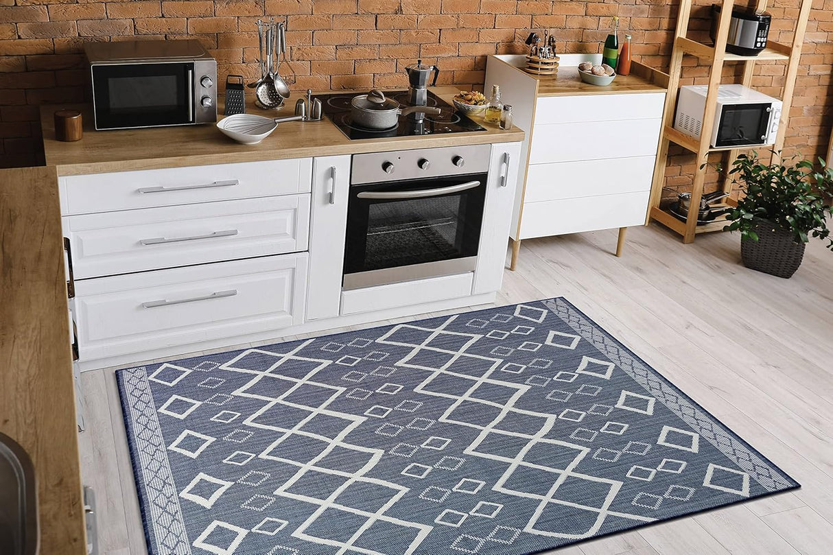 Adiva Alfombra Interior-Exterior Resistente 5' x 7