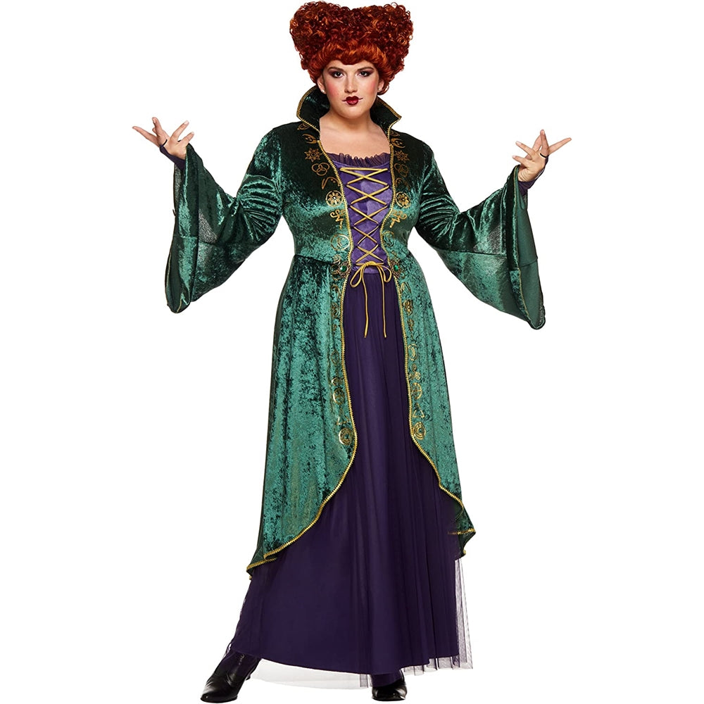 Disfraces de Halloween para adulto Winifred verde talla L