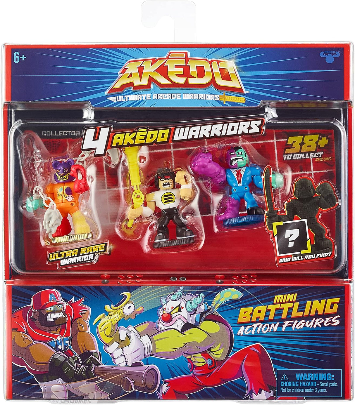 Sets de Muñecos Akedo Ultimate Arcade Warriors