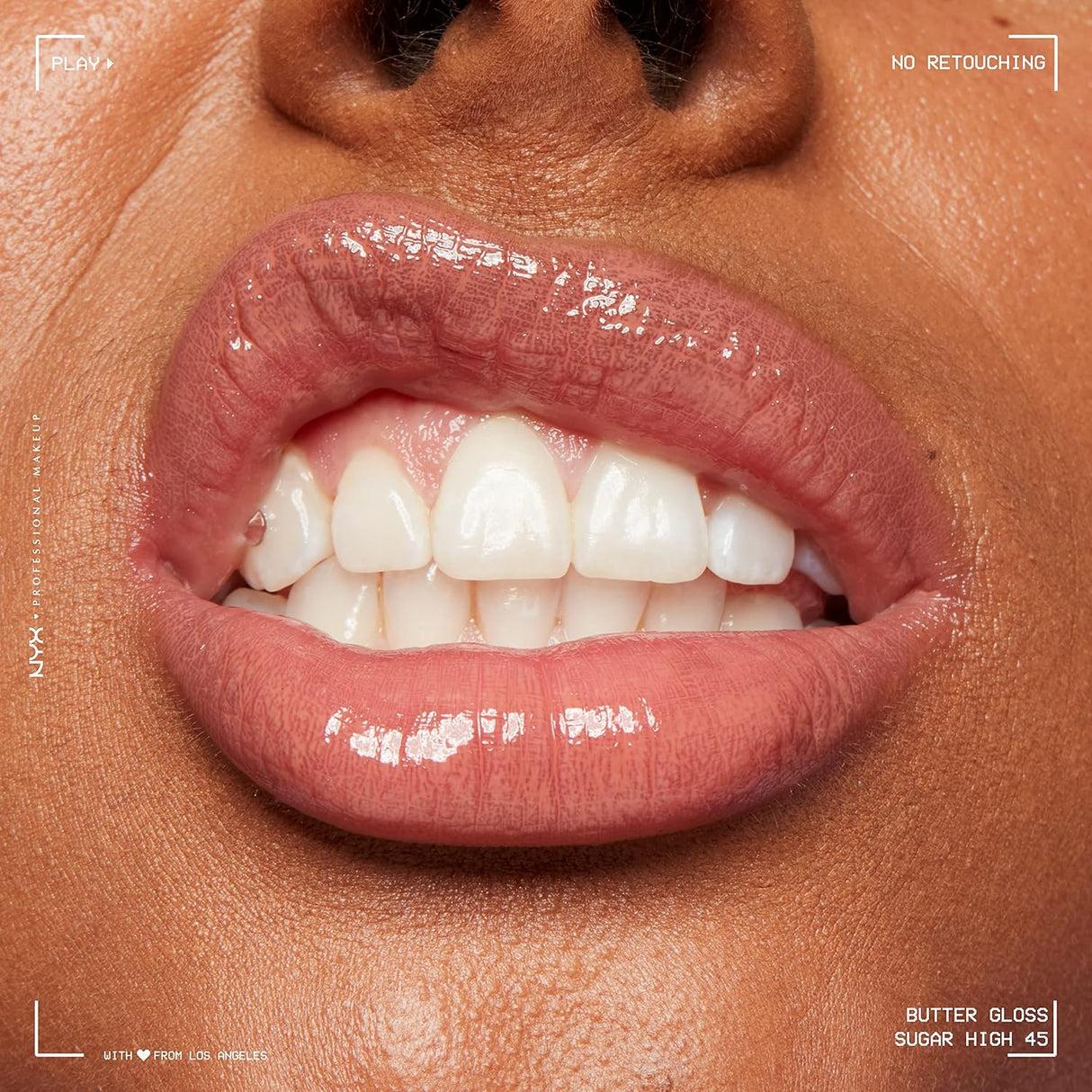 Brillos Labiales NYX antiadherente Butter azúcar morena