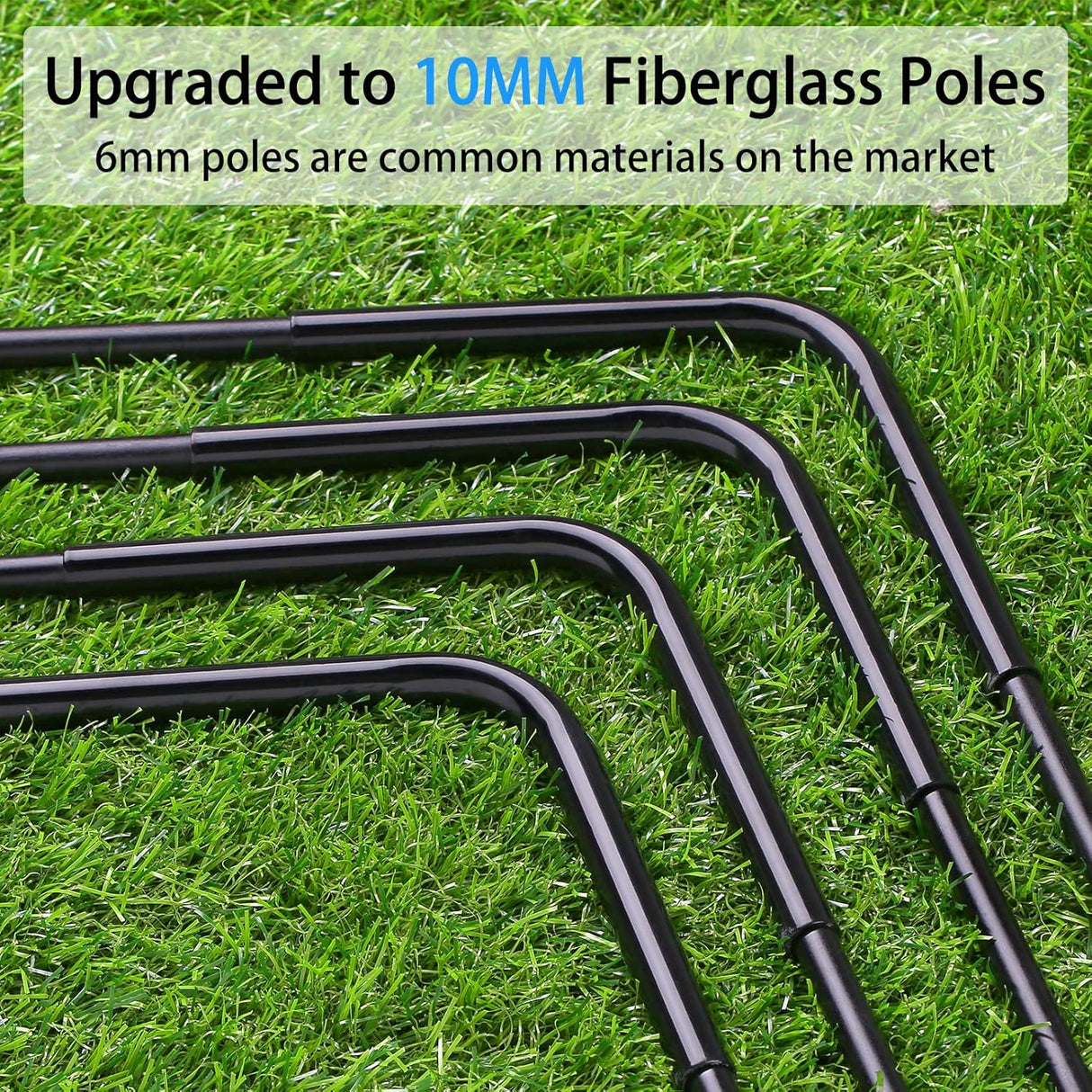 Porteria portatil para juego, color azul, con bolsa transparente