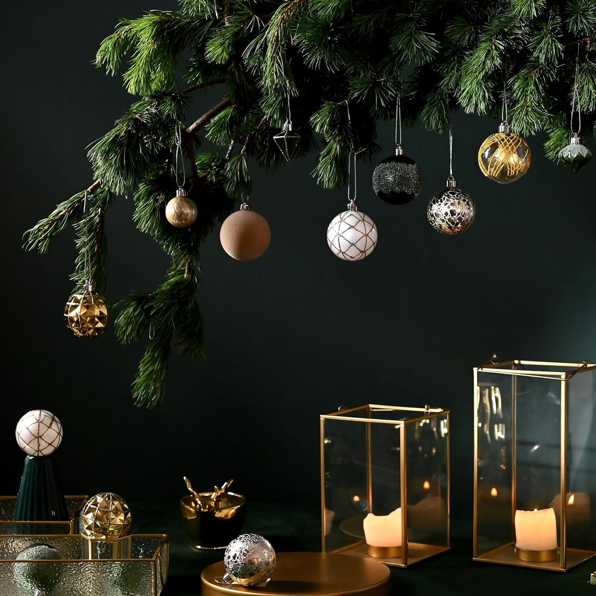 Adornos Navideños DecorbyHannah, 21ct, Shatterproof, Set