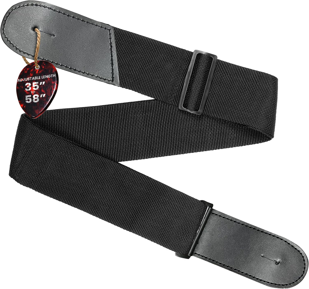 Correa de guitarra Pyle antideslizante y ajustable eléctrica