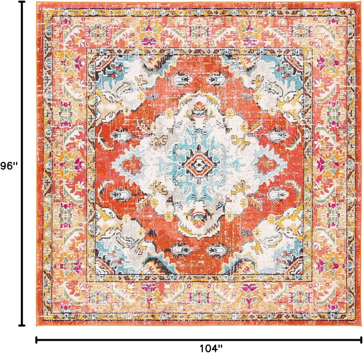 Alfombra Boho Chic Medallón Distinguido MNC243H