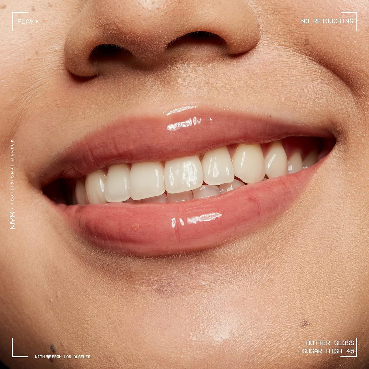 Brillos Labiales NYX antiadherente Butter azúcar morena