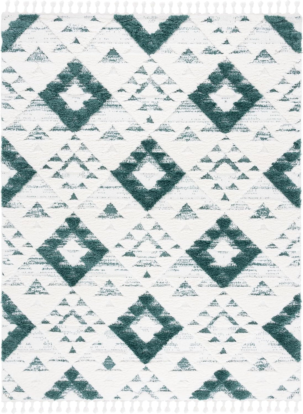 Alfombra Shag Marroquí - Diseño Ideal para Áreas de Alto Tráfico