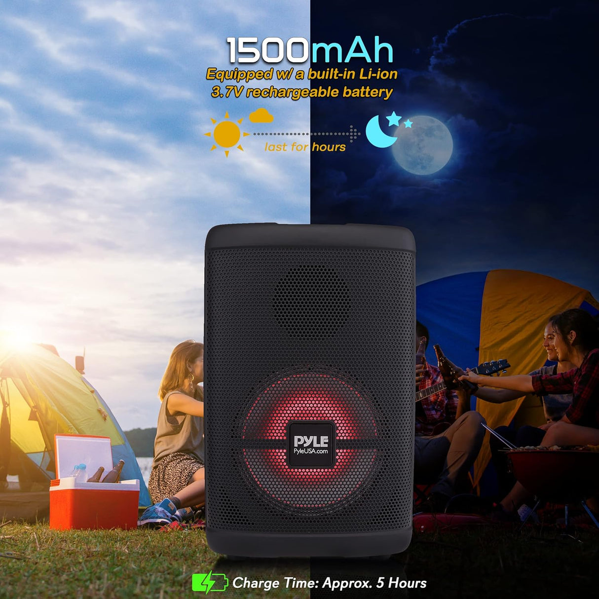 Parlante Portátil con Bluetooth PYLE-PRO PPHP874B