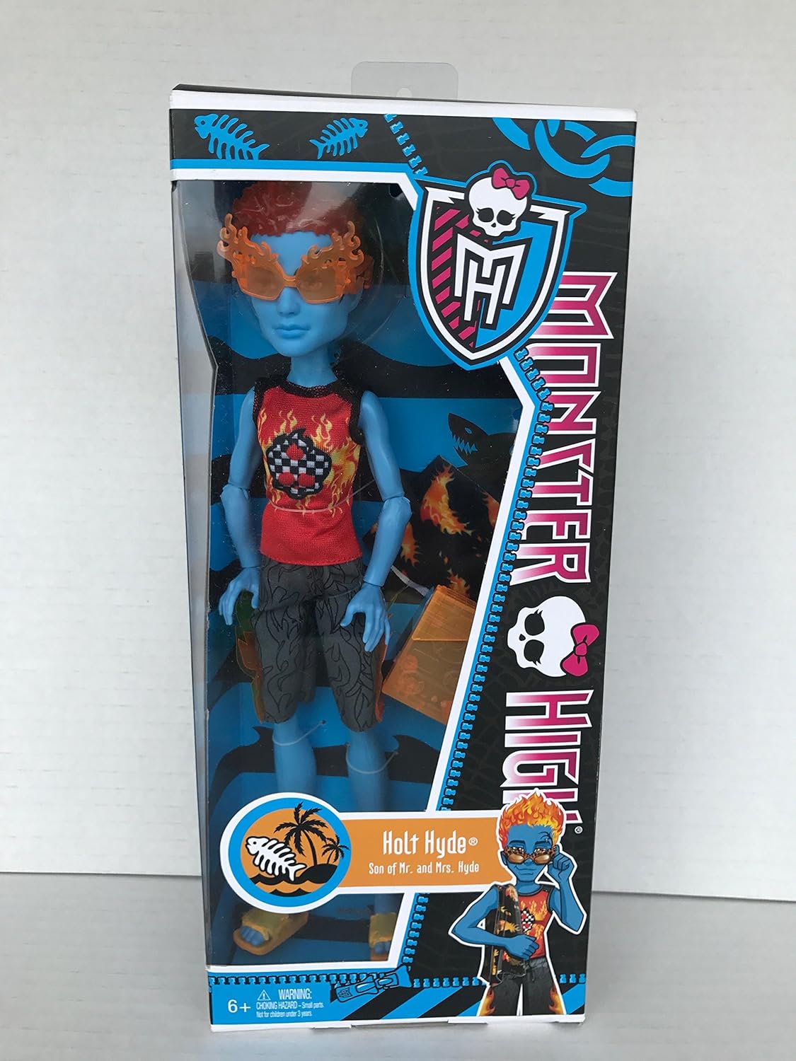 Muñeca Holt Hyde Monster High con traje de baño, 10.5 in