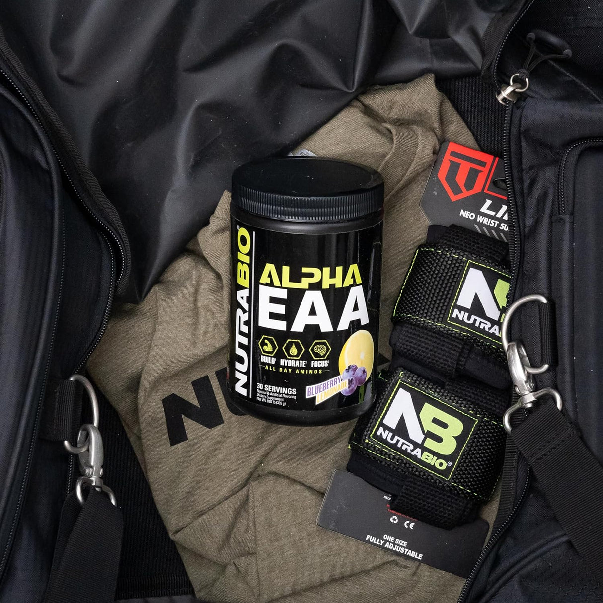 NutraBio Alpha EAA Hidratación y Recuperación Suplemento