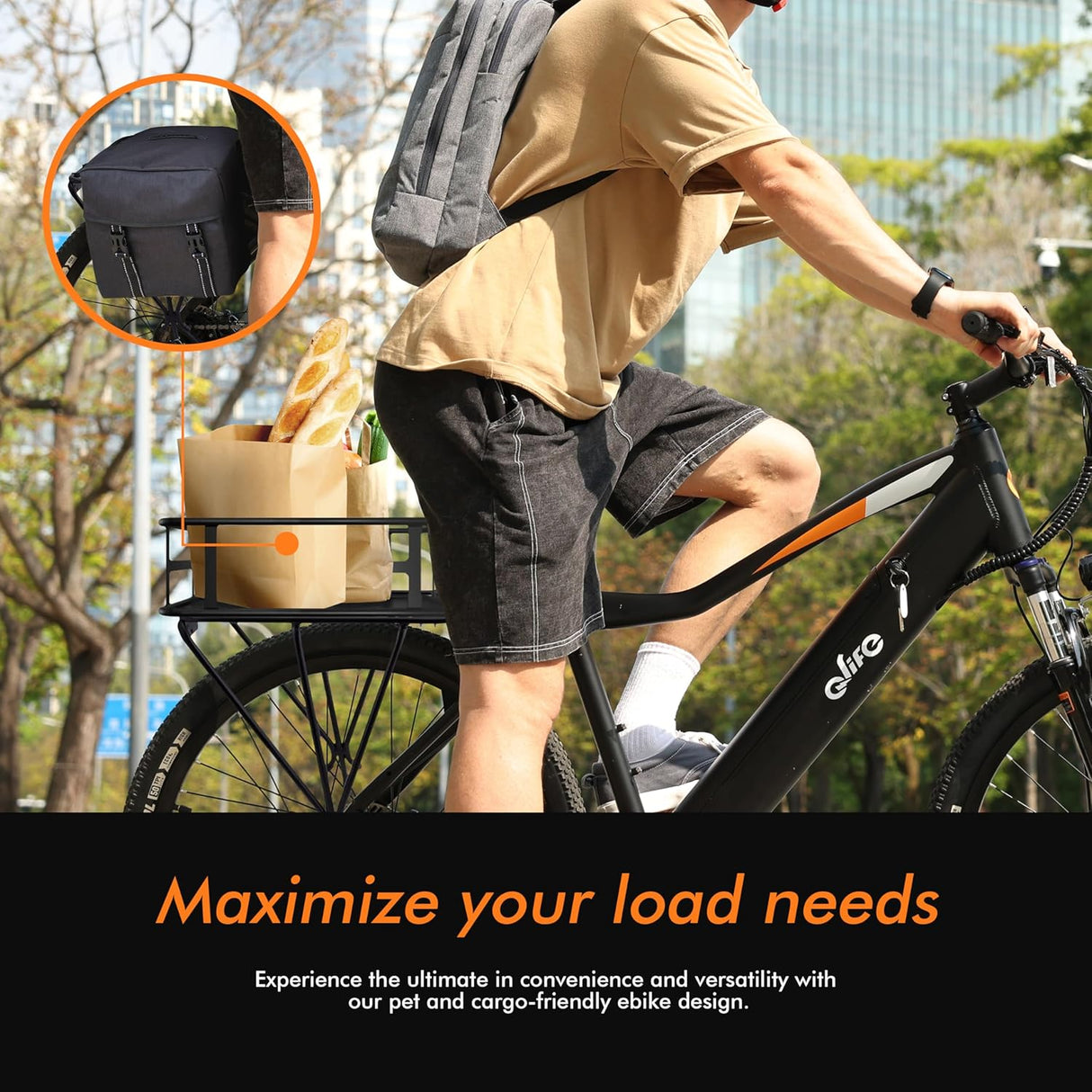 Bicicleta Eléctrica Cityone 26 750W, Batería Removible