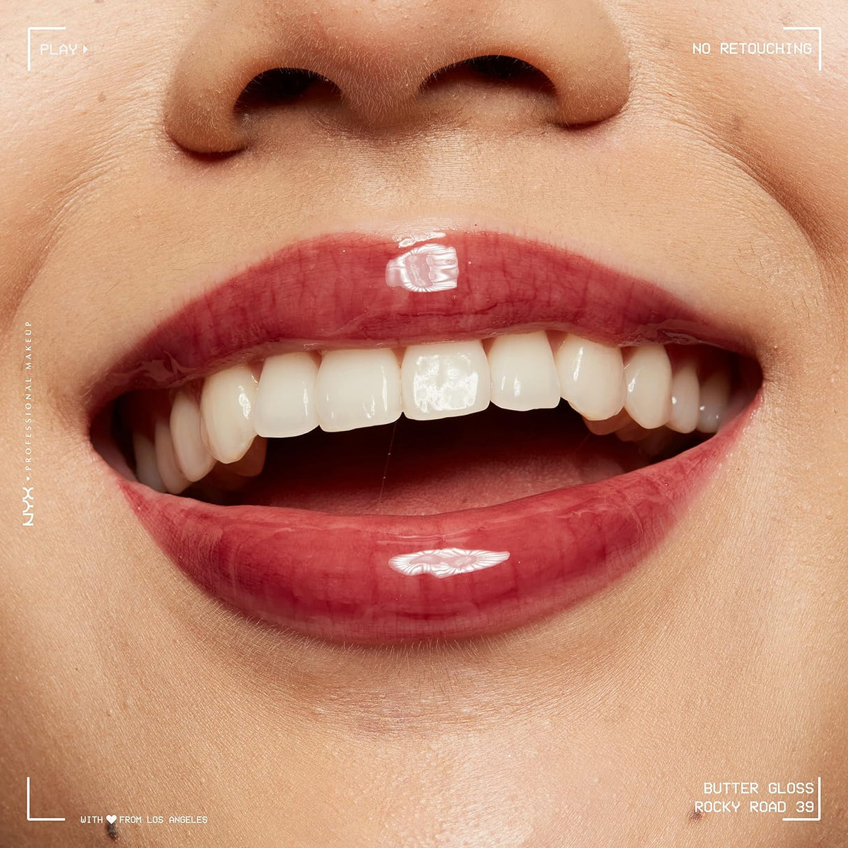 Brillo labial maquillaje NYX maquillaje gloss Rocky road