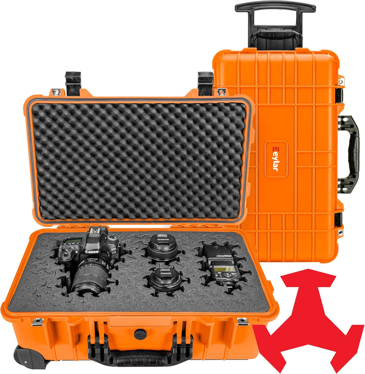 Maleta de mano Eylar 22 con espuma Ragar, impermeable, modelo XP