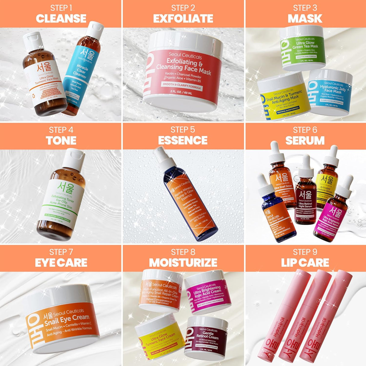 Suero Facial Antiedad Natural con Niacinamida y Baba de Caracol