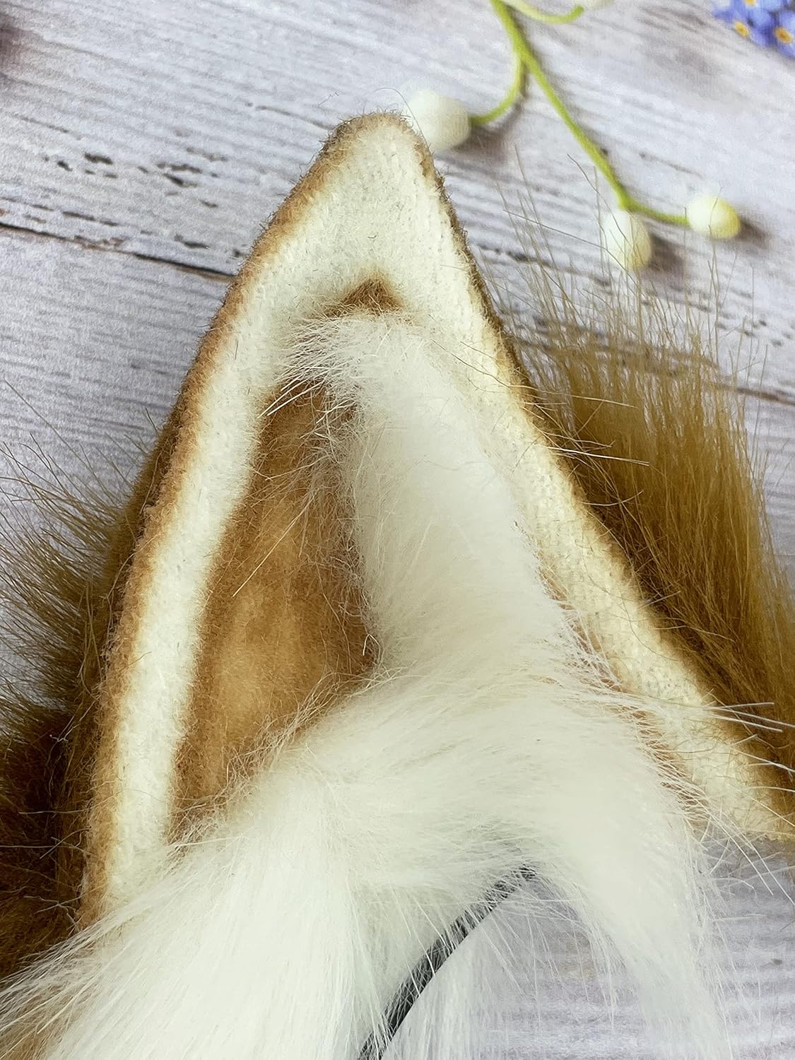 Disfraces de orejas de lobo de zorro peluca talla única