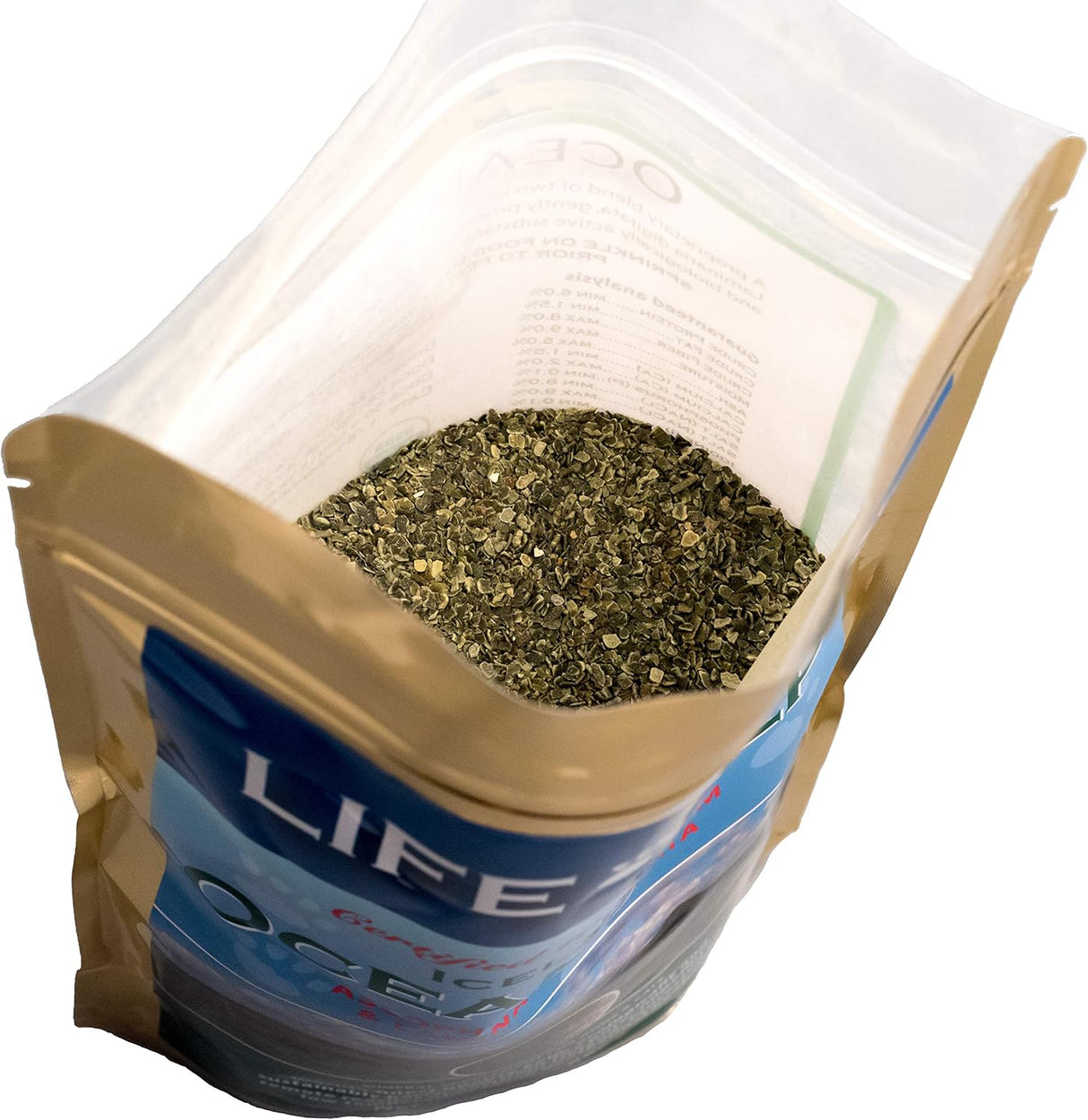 Suplemento en polvo orgánico de algas oceánicas para piel