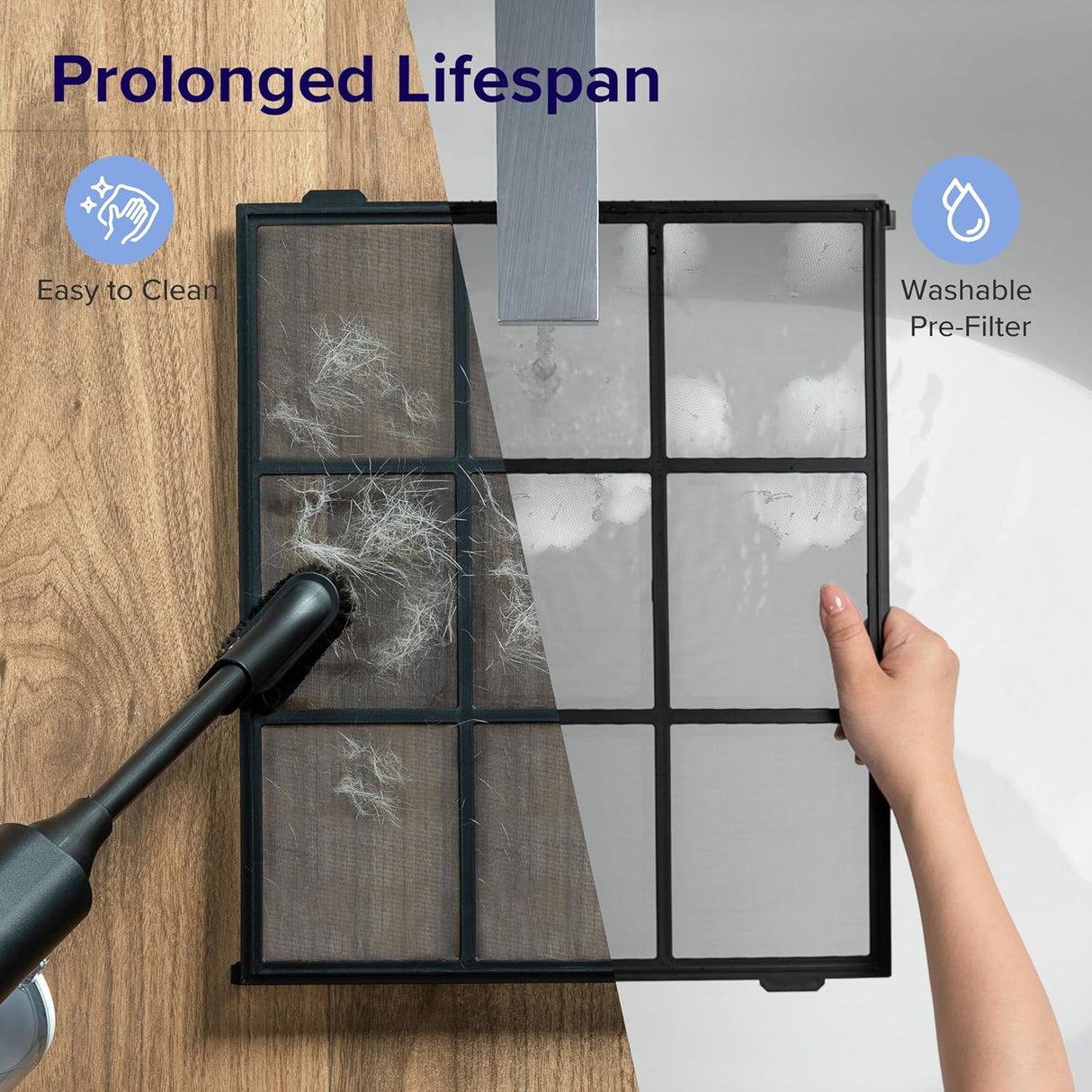 Purificadores de aire para habitación grande del hogar LEVOIT