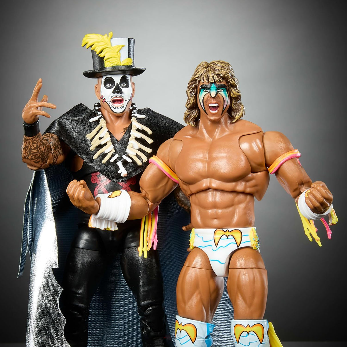 Figuras Mattel WWE Ultimate Edition 2-Pack Greatest Grudges '92 Ultimate Warrior & Papa Shango