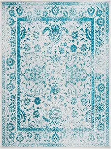 Alfombra de área, diseño oriental desgastado, modelo ADR109D