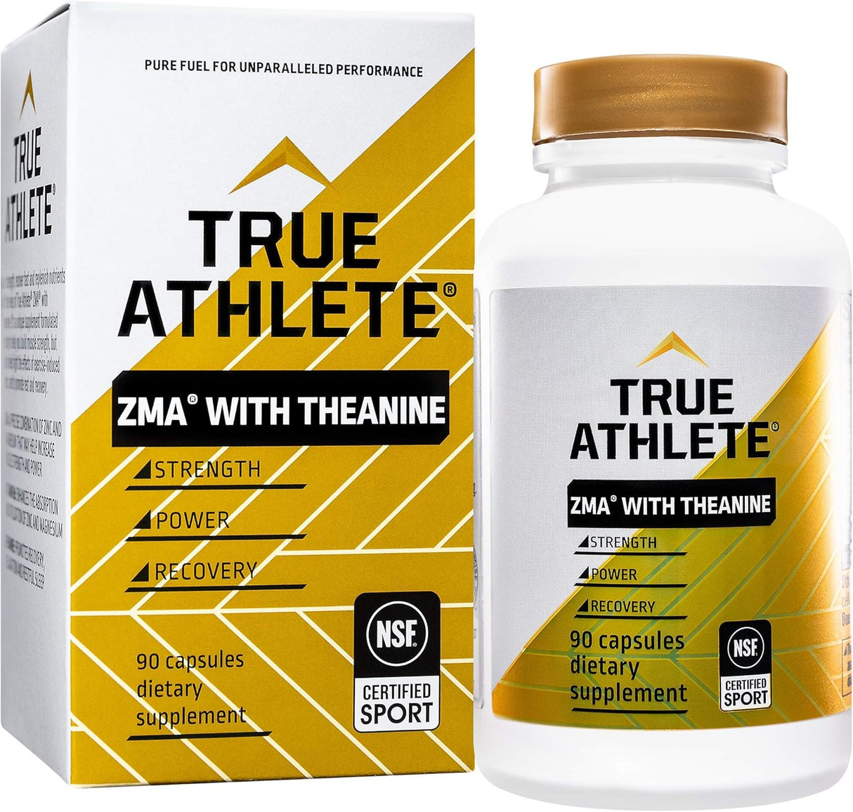 Suplementos True Athlete ZMA con teanina Certificado NSF