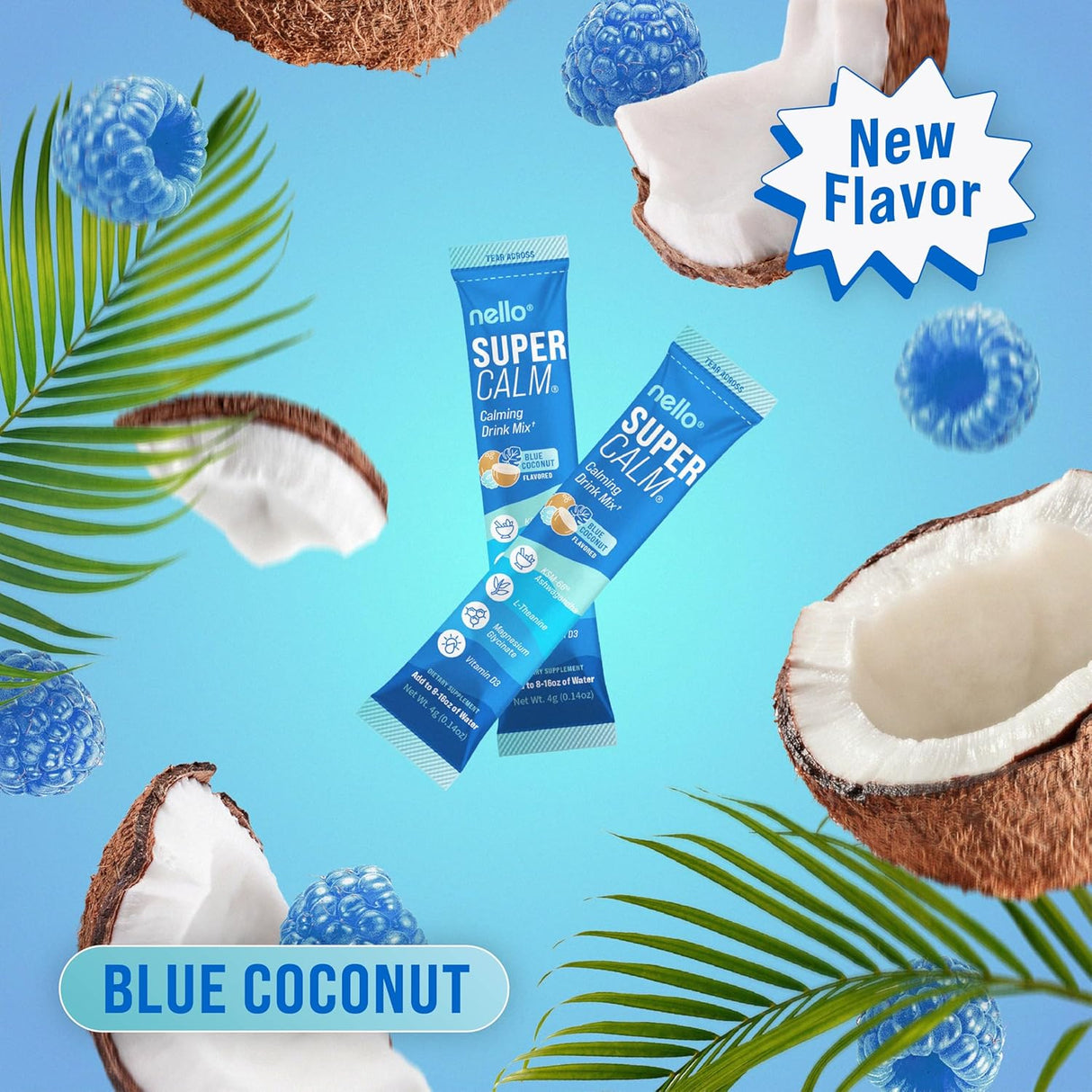 Mezcla en Polvo Nello Supercalm, Relajación y Enfoque, 20 Serv.