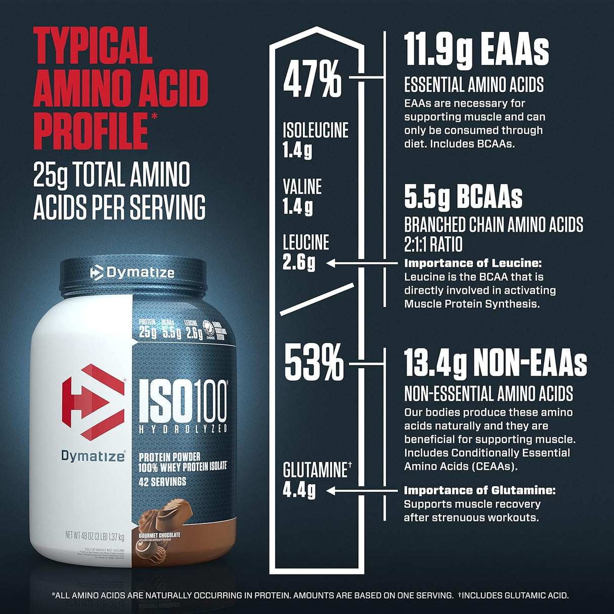 Suplemento Dymatize Nutrition 100% proteína de leche 3 LB