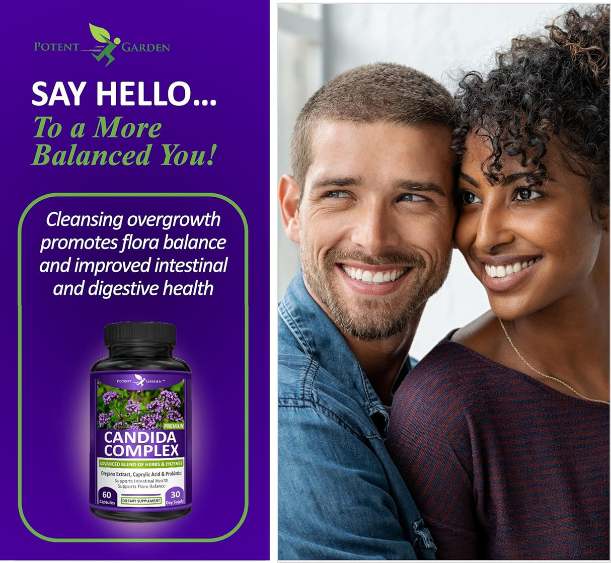 Complejo Candida: Equilibrio Intestinal y Apoyo Inmunológico