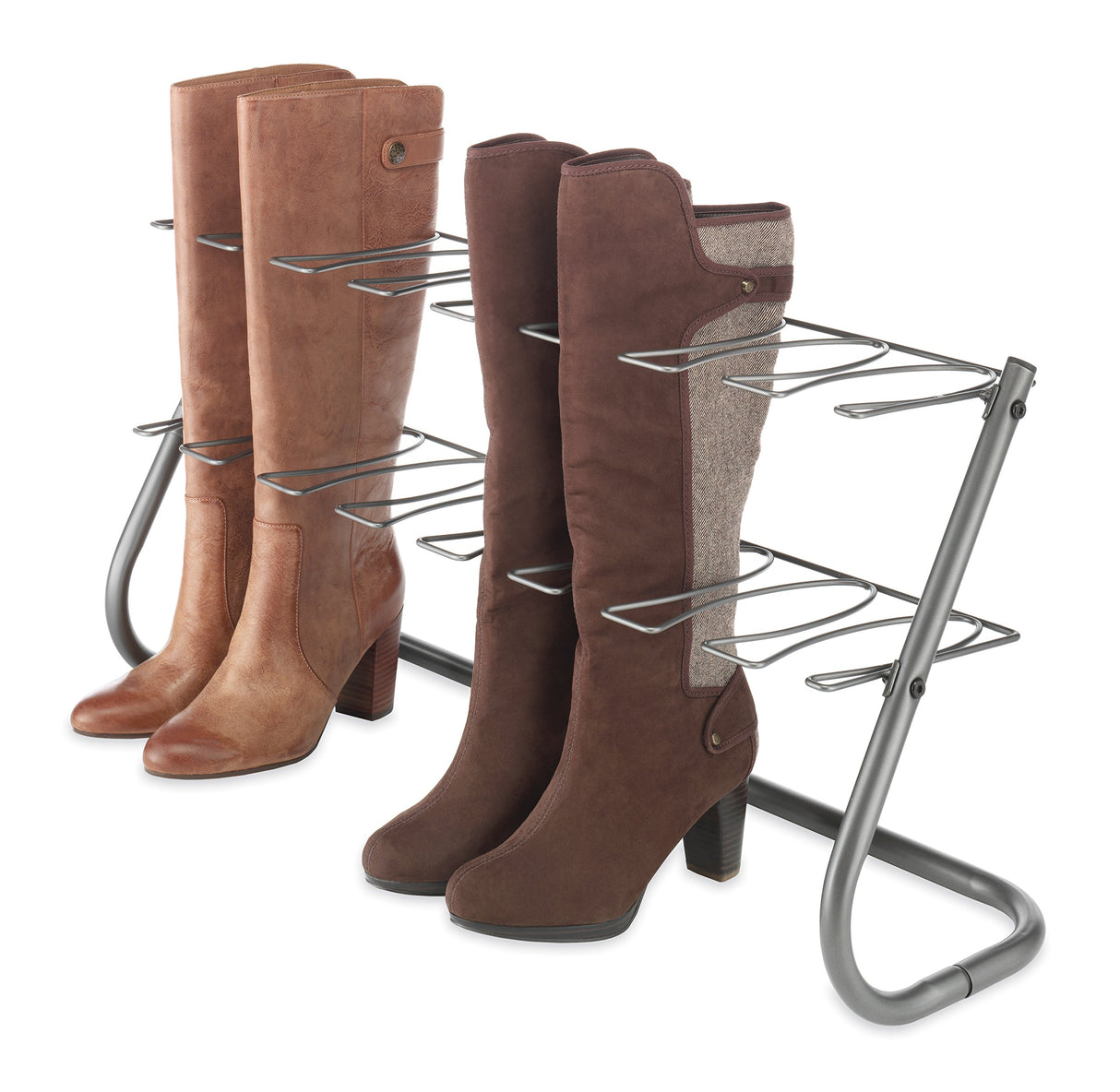 Organizador de botas de 4 pares Whitmor Gunmetal