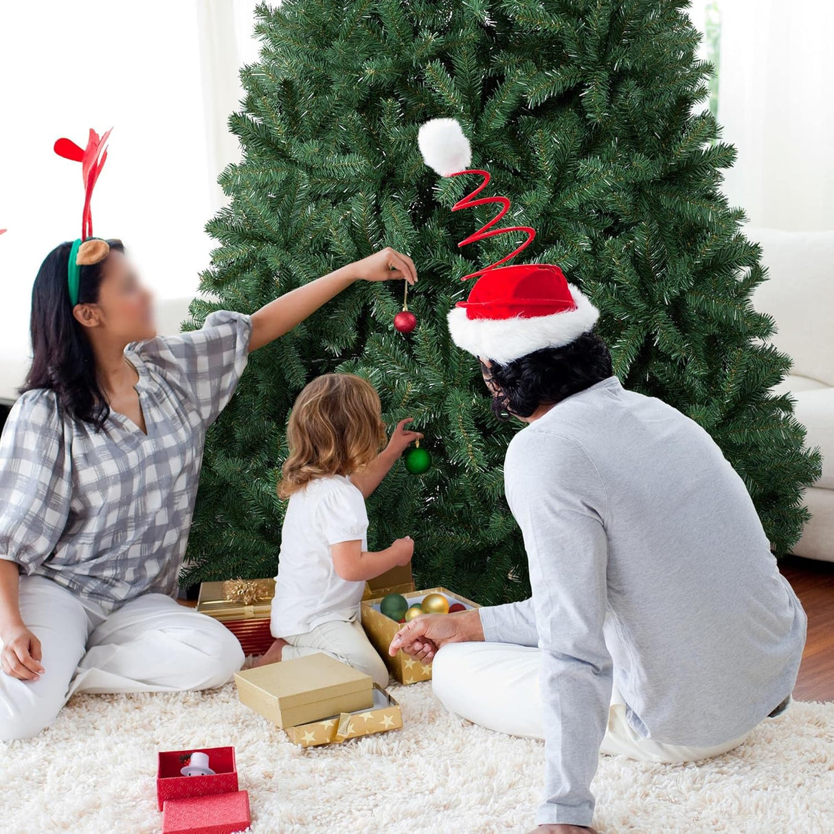 Árbol de Navidad Yaheetech 7.5ft Pino Premium 1346 Ramas