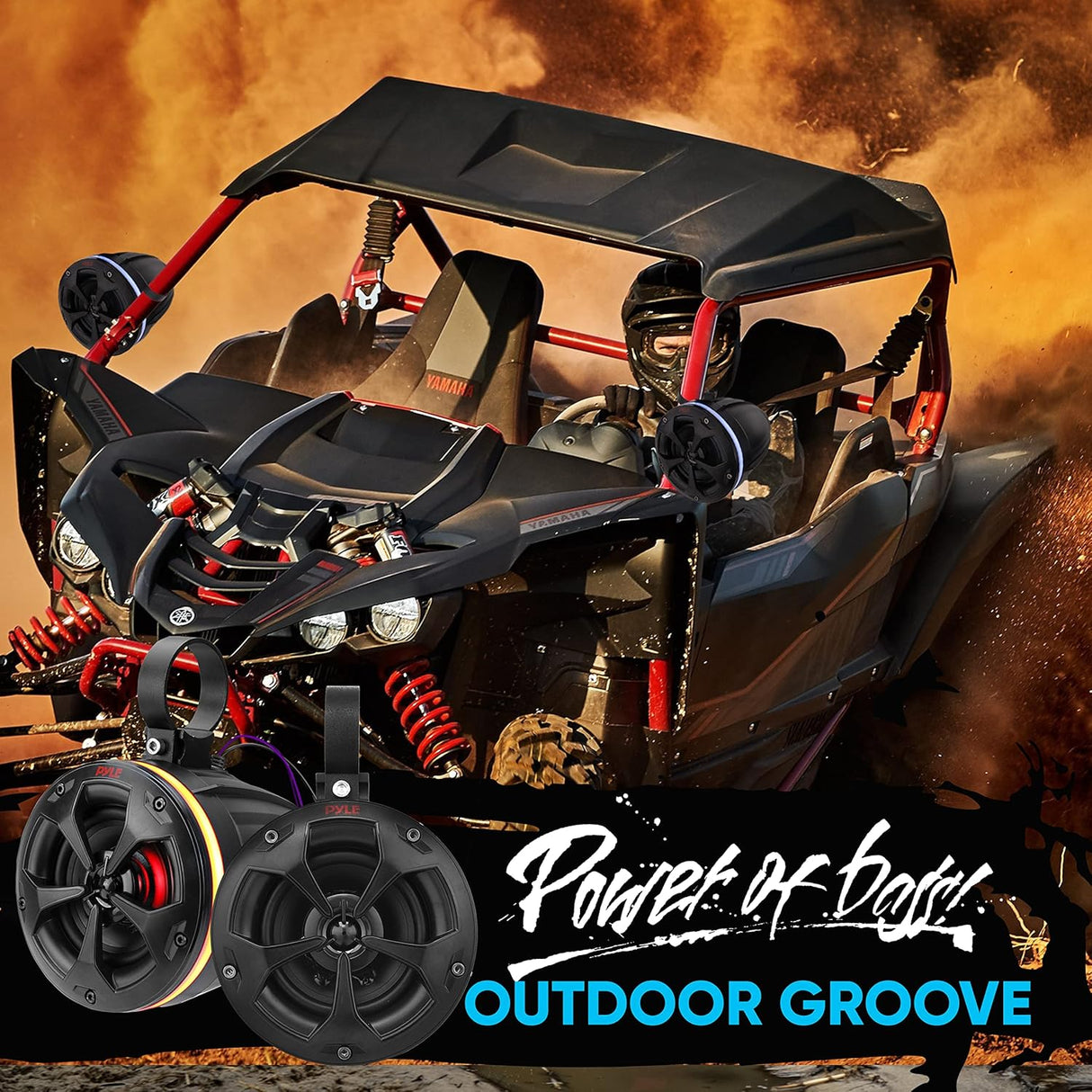 Parlantes todoterreno impermeables PYLE PLUTV471AR