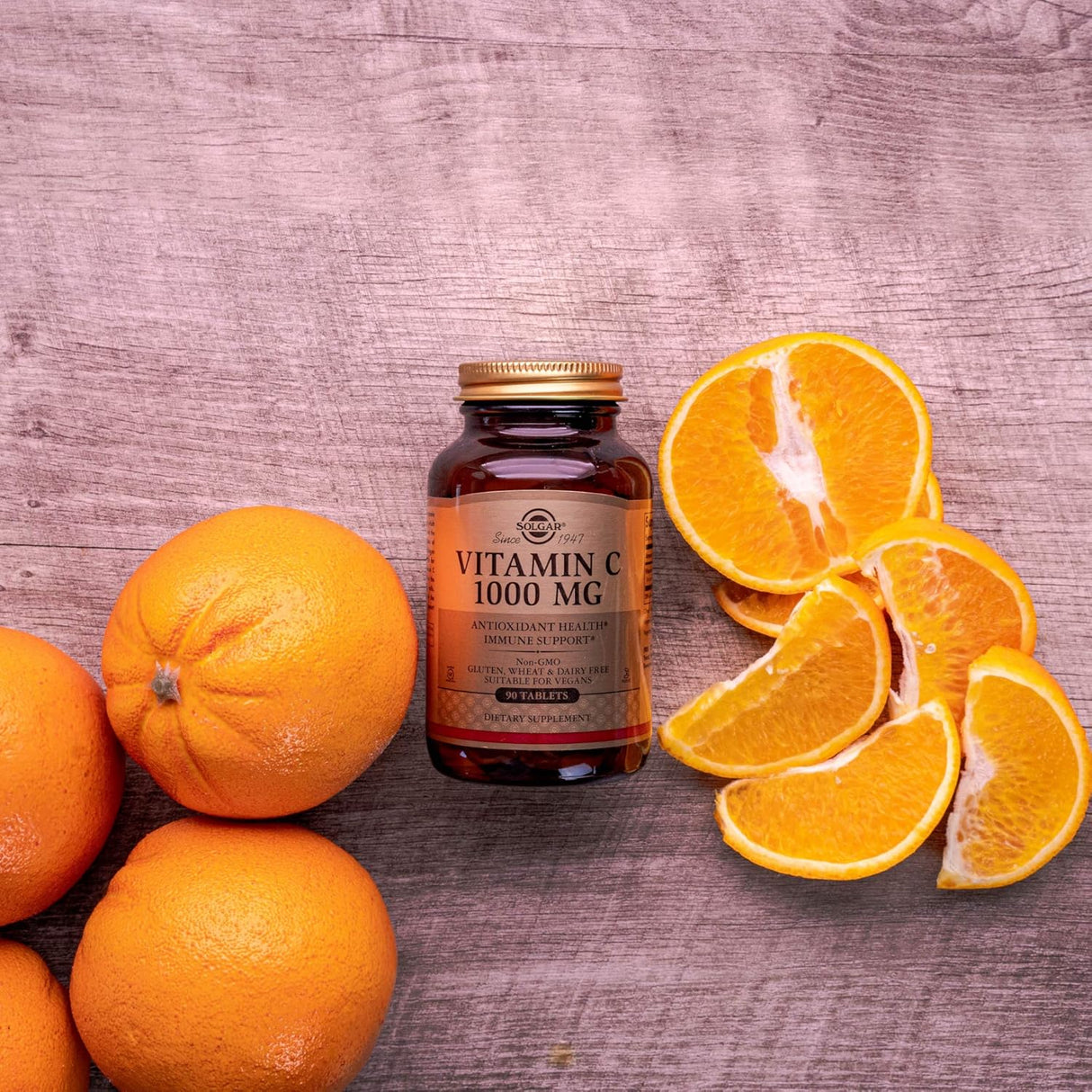 Solgar Vitamina C 1000 mg, 250 Cápsulas Vegetales, Antioxidante