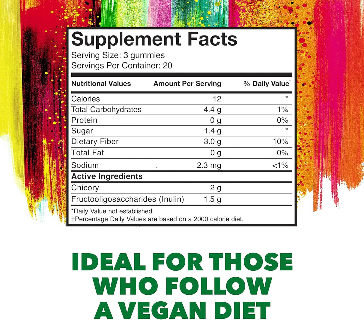 Suplemento de fibra vegana para adultos Sabor a fruta Konsyl