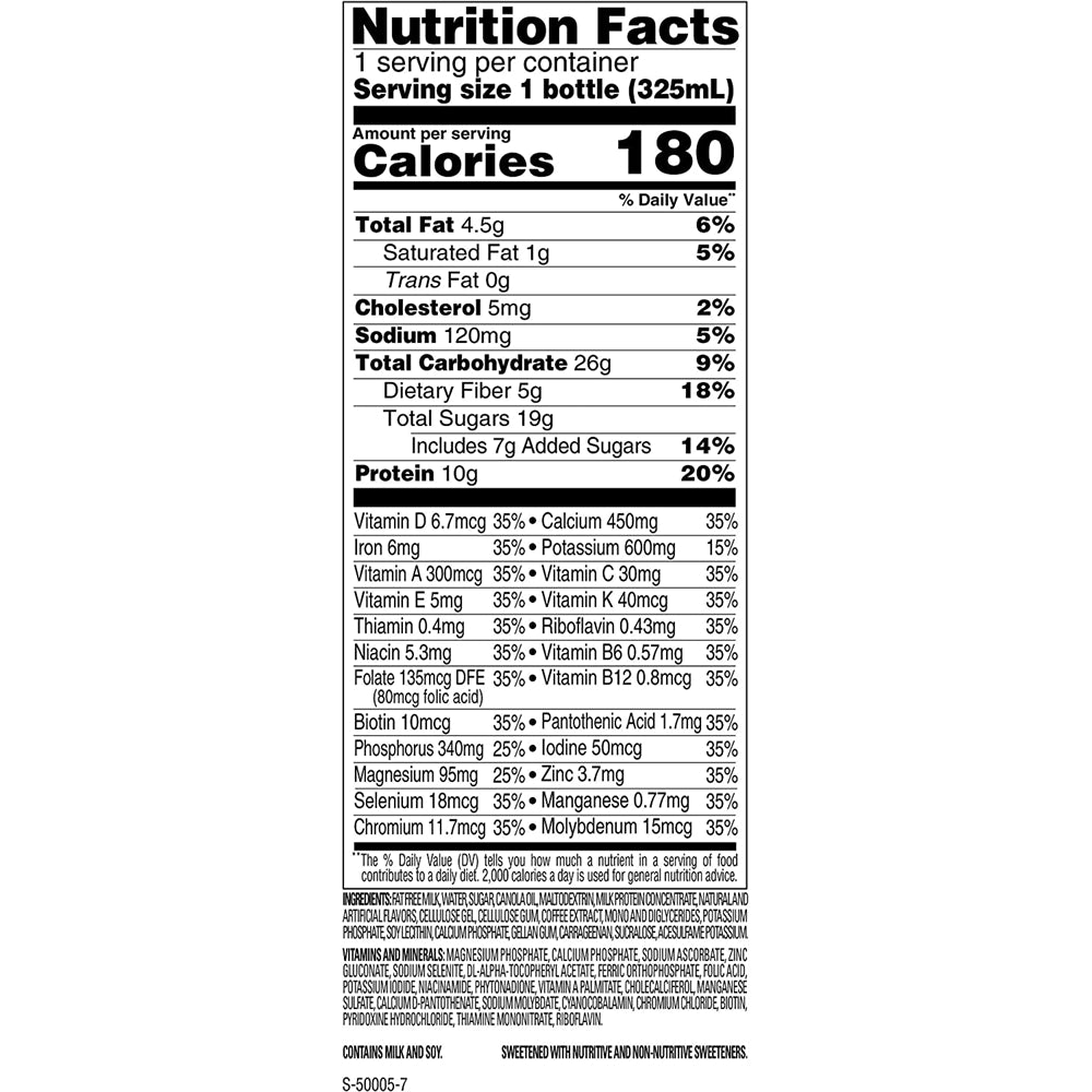 Suplementos Alimenticios Batido de reemplazo de comidas 4und