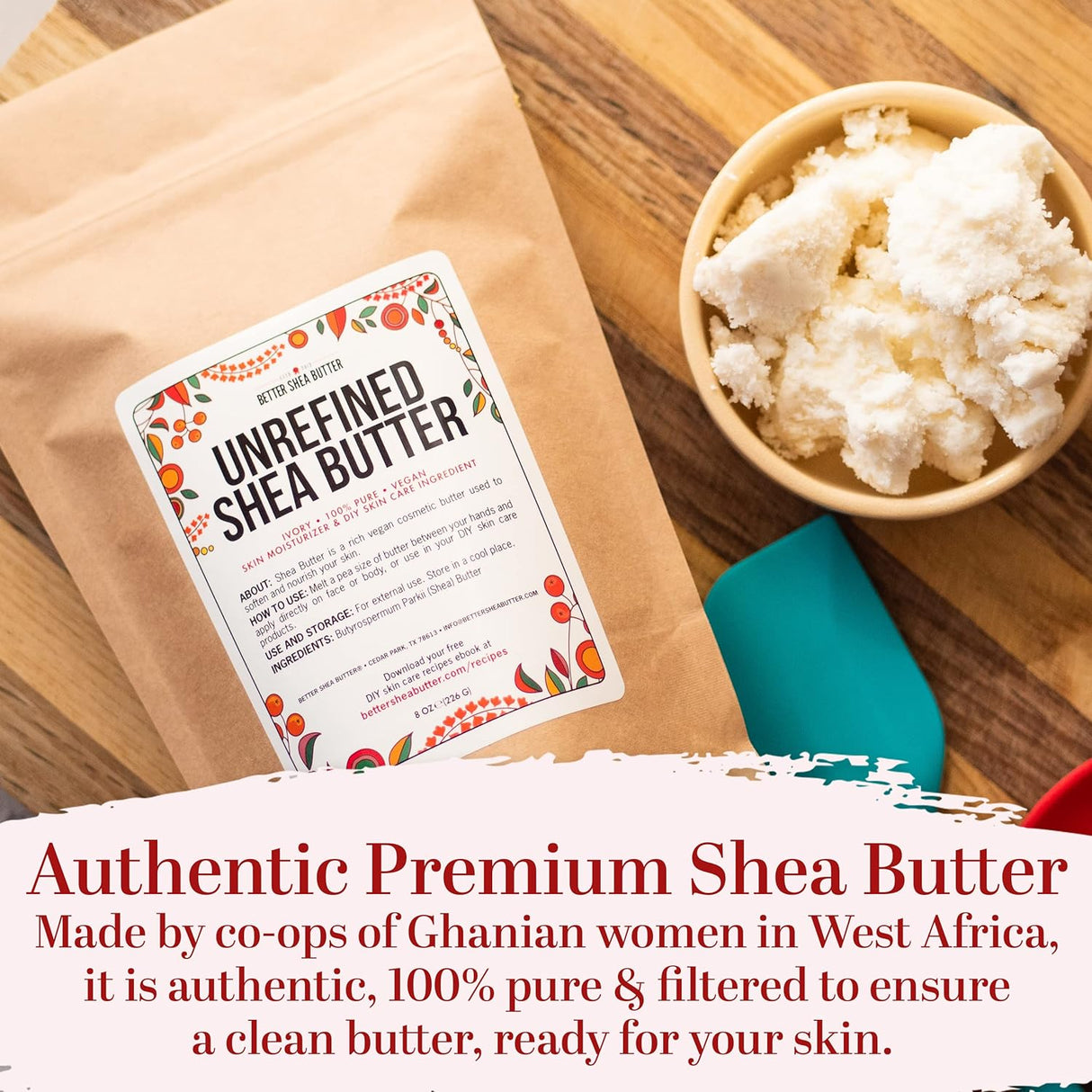 Kit para hacer Manteca Corporal con Manteca de Karité y Cacao