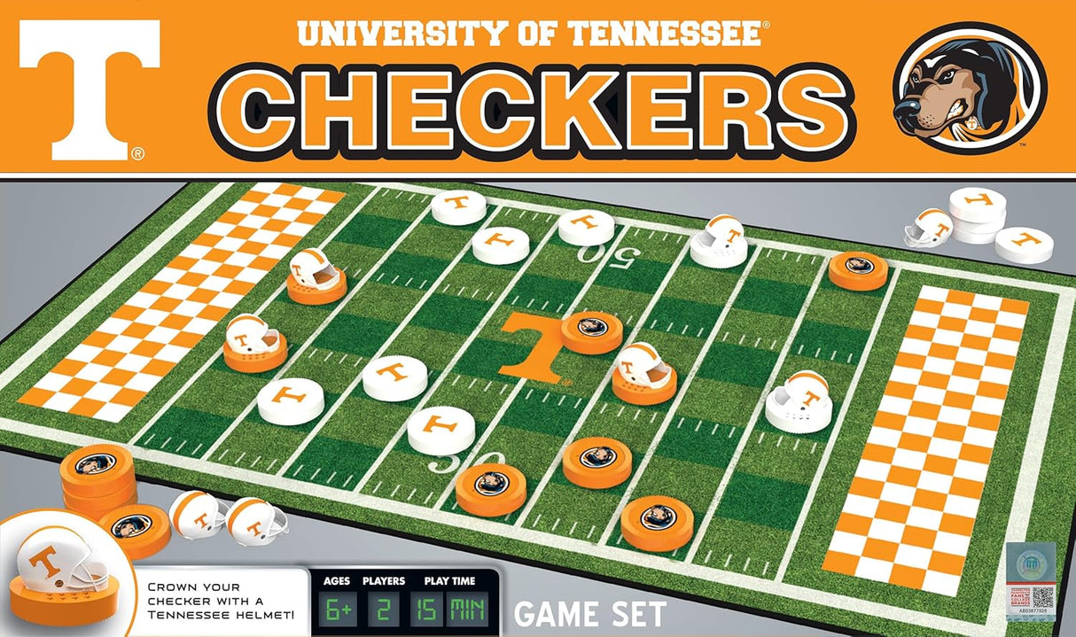 Juego de Damas NCAA Tennessee - MasterPieces - Licencia Oficial