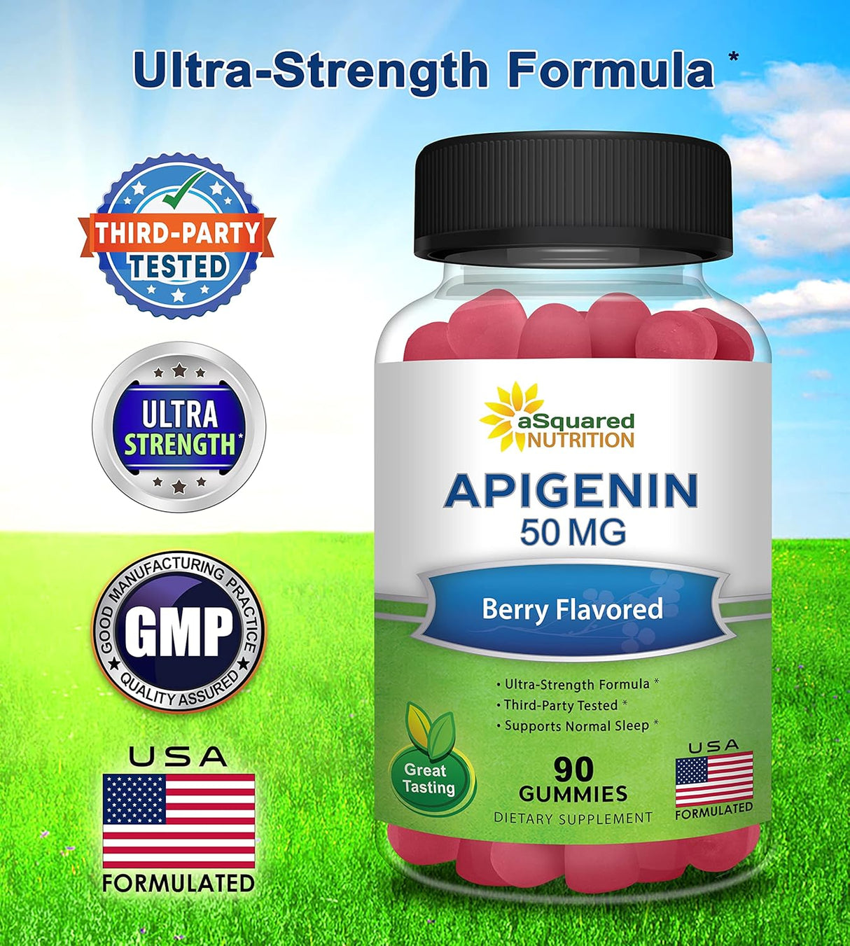 Suplemento de apigenina para dormir Extracto natural