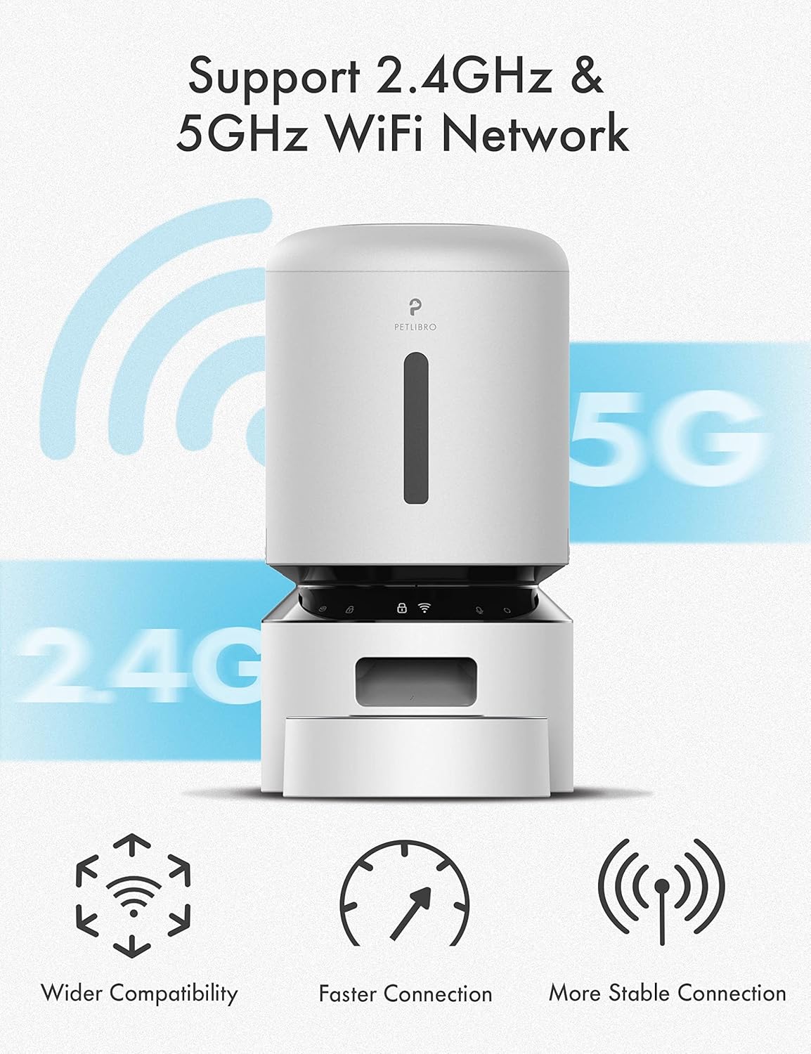 Comederos automático para gatos alimentador WiFi 5G