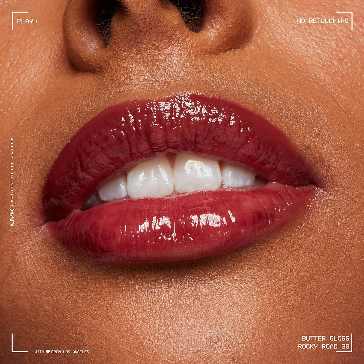 Brillo labial maquillaje NYX maquillaje gloss Rocky road