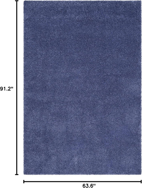 Alfombra de Área Shag, Antideslizante y Fácil de Cuidar, SG151-7171