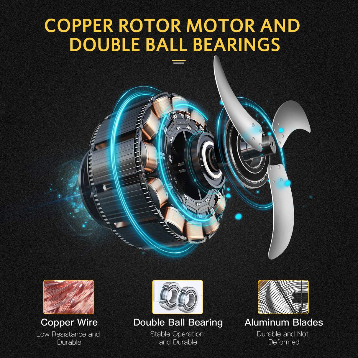 Ventilador Industrial Simple Deluxe 24 Metal, 3 Velocidades