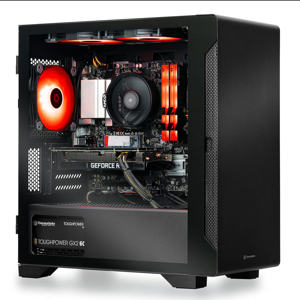 Computadora Thermaltake Graphite 360 Gaming PC negro