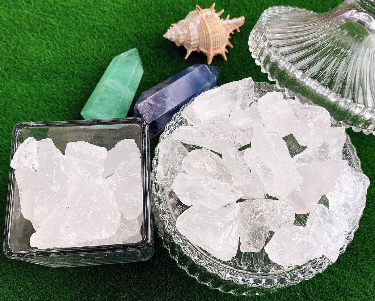 QINJIEJIE Cristales transparentes, piedras crudas, cristales