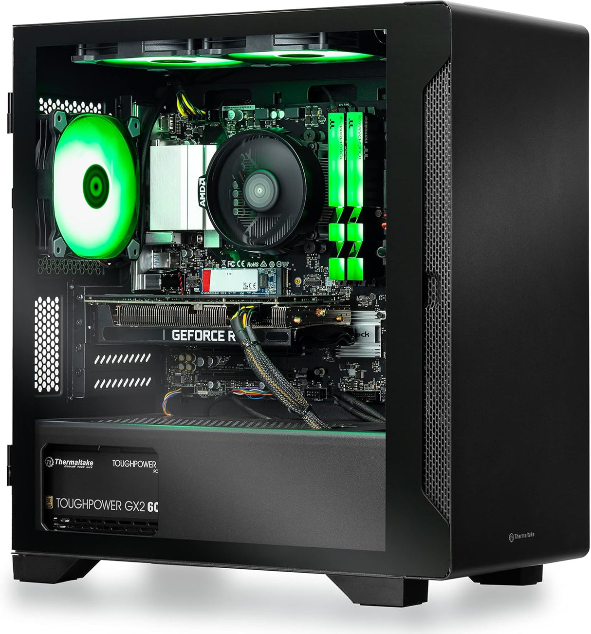 Computadora Thermaltake Graphite 360 Gaming PC negro
